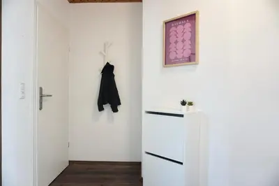 Grundriss der Unterkunft NEU zentrale Wohnung Netflix Balkon 4 Gäste