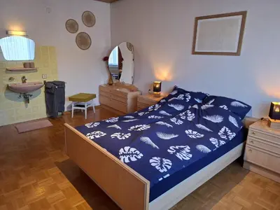 Ein Bett oder Betten in einem Zimmer der Unterkunft Der Schreiner