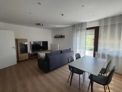 TV/Unterhaltungsangebot in der Unterkunft Parkblick Apartment Weißenthurm Nähe Koblenz