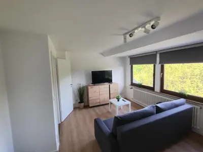 TV/Unterhaltungsangebot in der Unterkunft Parkblick Apartment Weißenthurm Nähe Koblenz