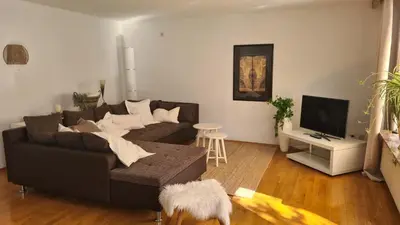 TV/Unterhaltungsangebot in der Unterkunft Ferienhaus Auf der Bitz
