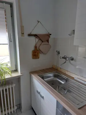 Küche/Küchenzeile in der Unterkunft Ferienhaus Auf der Bitz