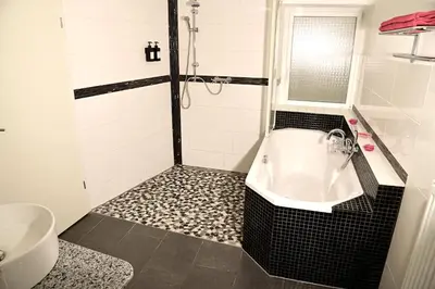 Ein Badezimmer in der Unterkunft Ferienwohnung Balduin