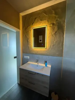 Ein Badezimmer in der Unterkunft Haus Mara