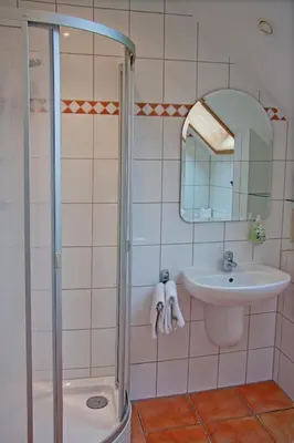 Ein Badezimmer in der Unterkunft Weingut Endesfelder