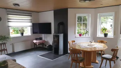 TV/Unterhaltungsangebot in der Unterkunft Ferienwohnung Emser Hütte