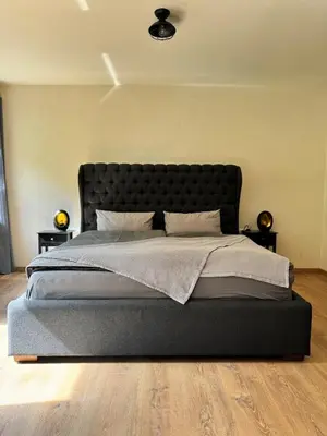 Ein Bett oder Betten in einem Zimmer der Unterkunft Factory Loft Eifel - Nürburgring & Natur
