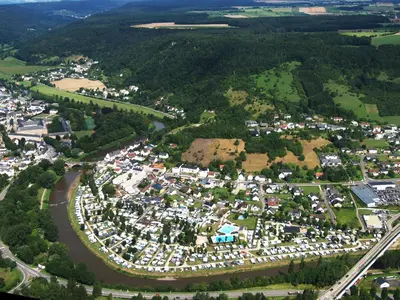 Naturlandschaft in der Nähe des Campingplatzes