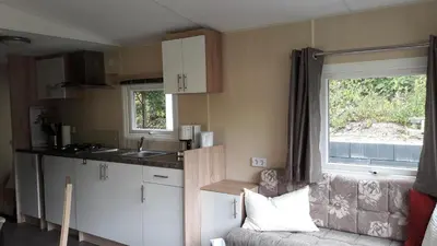 Küche/Küchenzeile in der Unterkunft Ferienhaus 2 Chalet