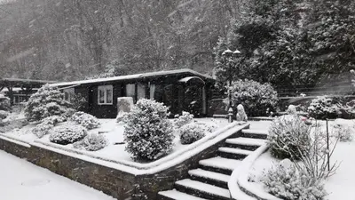 Ferienhaus 1 im Winter