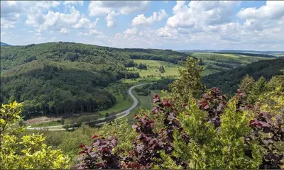 Naturlandschaft in der Nähe des Ferienhauses