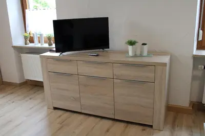 TV/Unterhaltungsangebot in der Unterkunft Ferienwohnung Am Rosenberg