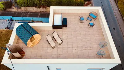 Ein Balkon oder eine Terrasse in der Unterkunft Quartier B28