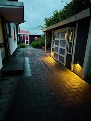 Das Gebäude in dem sich die Ferienwohnung befindet