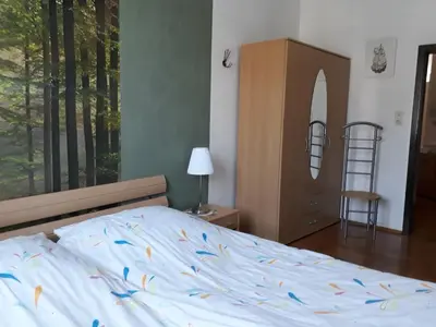 Ein Bett oder Betten in einem Zimmer der Unterkunft Fewo 2 Meyer
