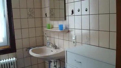 Ein Badezimmer in der Unterkunft Fewo 1 Meyer