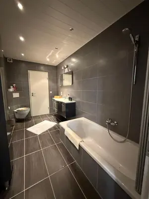 Ein Badezimmer in der Unterkunft Ruhepol Hochwald