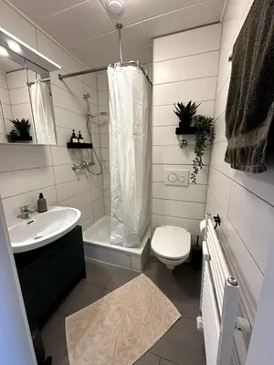 Ein Badezimmer in der Unterkunft Festungsblick am Rhein - Panorama Suite