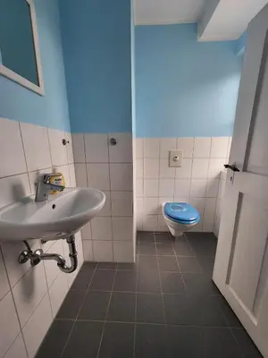 Ein Badezimmer in der Unterkunft Ferienwohnung für 5 Personen in Breitenthal Nähe Idar-Oberstein