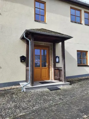 Eine Fassade oder ein Eingang zu Ferienwohnung für 5 Personen in Breitenthal Nähe Idar-Oberstein