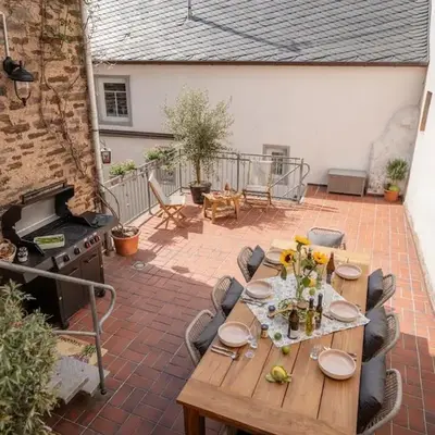 Ferienhaus Kapellenhof mit Infrarotsauna und vier Schlafzimmern