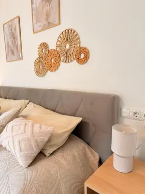 Ein Sitzbereich in der Unterkunft Eifel Apartment