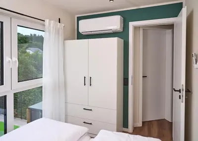 Ein Bett oder Betten in einem Zimmer der Unterkunft Luxuscontainer am Nürburgring #3