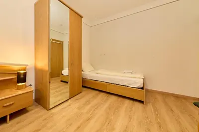 Ein Bett oder Betten in einem Zimmer der Unterkunft Gästehaus Binz-Meyer Fewo Schlossberg