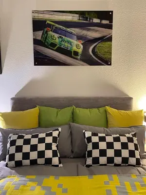 Ein Bett oder Betten in einem Zimmer der Unterkunft 36 Nürburgring in Mayen