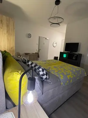 Ein Bett oder Betten in einem Zimmer der Unterkunft 36 Nürburgring in Mayen