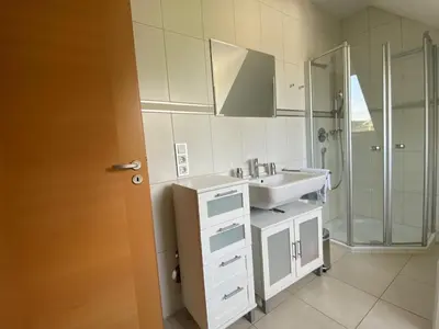 Küche/Küchenzeile in der Unterkunft Ferienwohnung Schlossberg Panoramamoselblick
