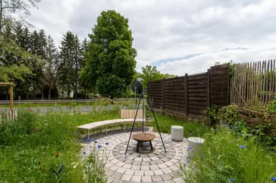 Ein Garten an der Unterkunft Ferienhaus Tante Martha