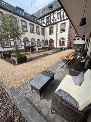 Das Gebäude in dem sich die Ferienwohnung befindet