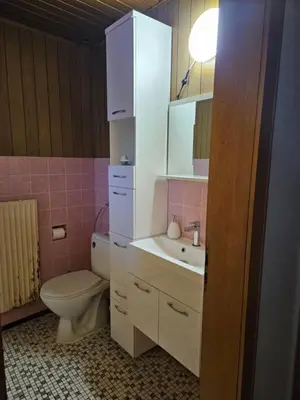 Ein Badezimmer in der Unterkunft Monteurzimmer bei Trier,Schweich,Föhren