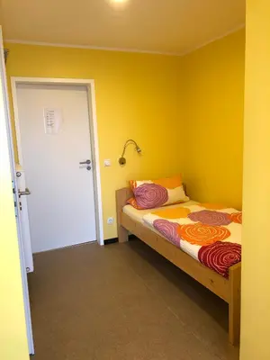 Ein Bett oder Betten in einem Zimmer der Unterkunft Humboldtruh