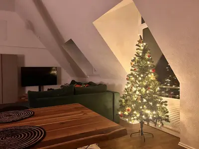 TV/Unterhaltungsangebot in der Unterkunft Ferienwohnung Hafenblick