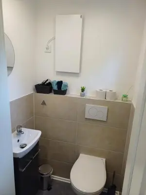Ein Badezimmer in der Unterkunft Fewo Glanblick