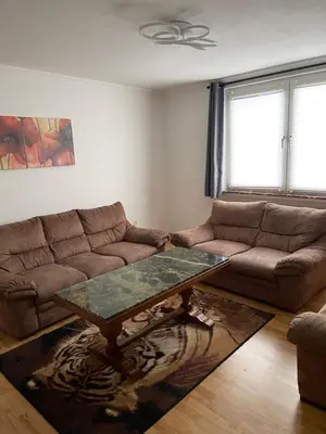 Ein Sitzbereich in der Unterkunft FeWo Centrum Daun