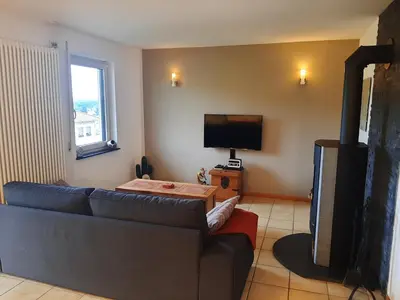 TV/Unterhaltungsangebot in der Unterkunft Ferienwohnung maareemonti