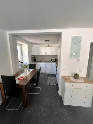 Küche/Küchenzeile in der Unterkunft Ferienwohnung Zeciri