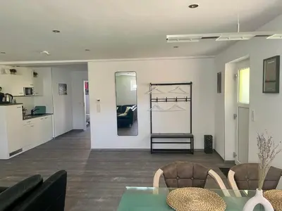 Küche/Küchenzeile in der Unterkunft Ferienwohnung nah am Nürburgring in Quiddelbach