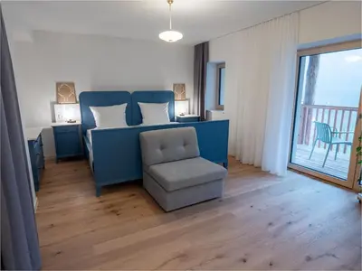 Ein Sitzbereich in der Unterkunft Schwollbachhof - Naturerlebnis im Hunsrück