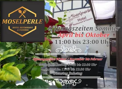 Ein Zertifikat, Auszeichnung, Logo oder anderes Dokument, das in der Unterkunft Moselperle Hotel Restaurant ausgestellt ist