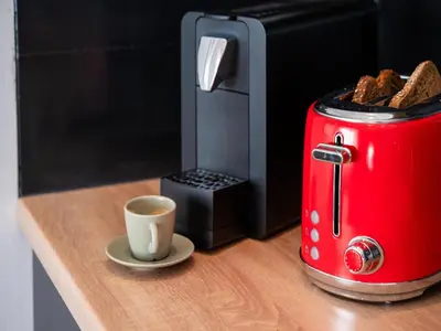 Kaffee-/Teezubehör in der Unterkunft Apartment in Koblenz near Deutsches Eck