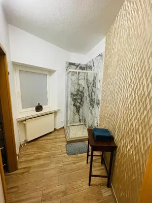 Ein Sitzbereich in der Unterkunft Ferienwohnung-Oberstein im Zentrum