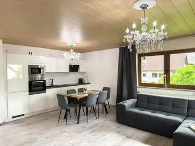 Küche/Küchenzeile in der Unterkunft Luxury Apartment Kelberg Nähe Nürburgring