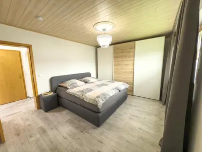 Ein Bett oder Betten in einem Zimmer der Unterkunft Luxury Apartment Kelberg Nähe Nürburgring
