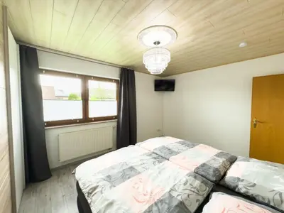 Ein Bett oder Betten in einem Zimmer der Unterkunft Luxury Apartment Kelberg Nähe Nürburgring