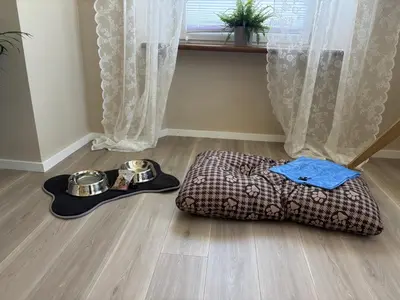 Ein Bett oder Betten in einem Zimmer der Unterkunft Apartment in Mehren!
