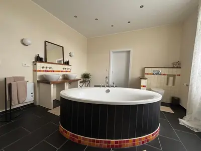 Ein Badezimmer in der Unterkunft Apartment in Mehren!